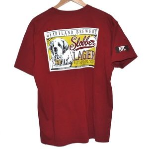 NYC Slobber Lager Heartland Brewery Graphic Tee